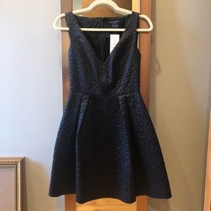 French Connection textured jacquard cocktail dress